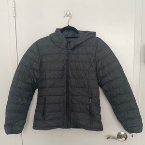 TNA Packable Botanie Puffer Heather Black